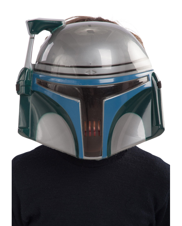 MASCHERA STELLARE GRIGIA E BLU IN PLASTICA IN BUSTA C/CAV.